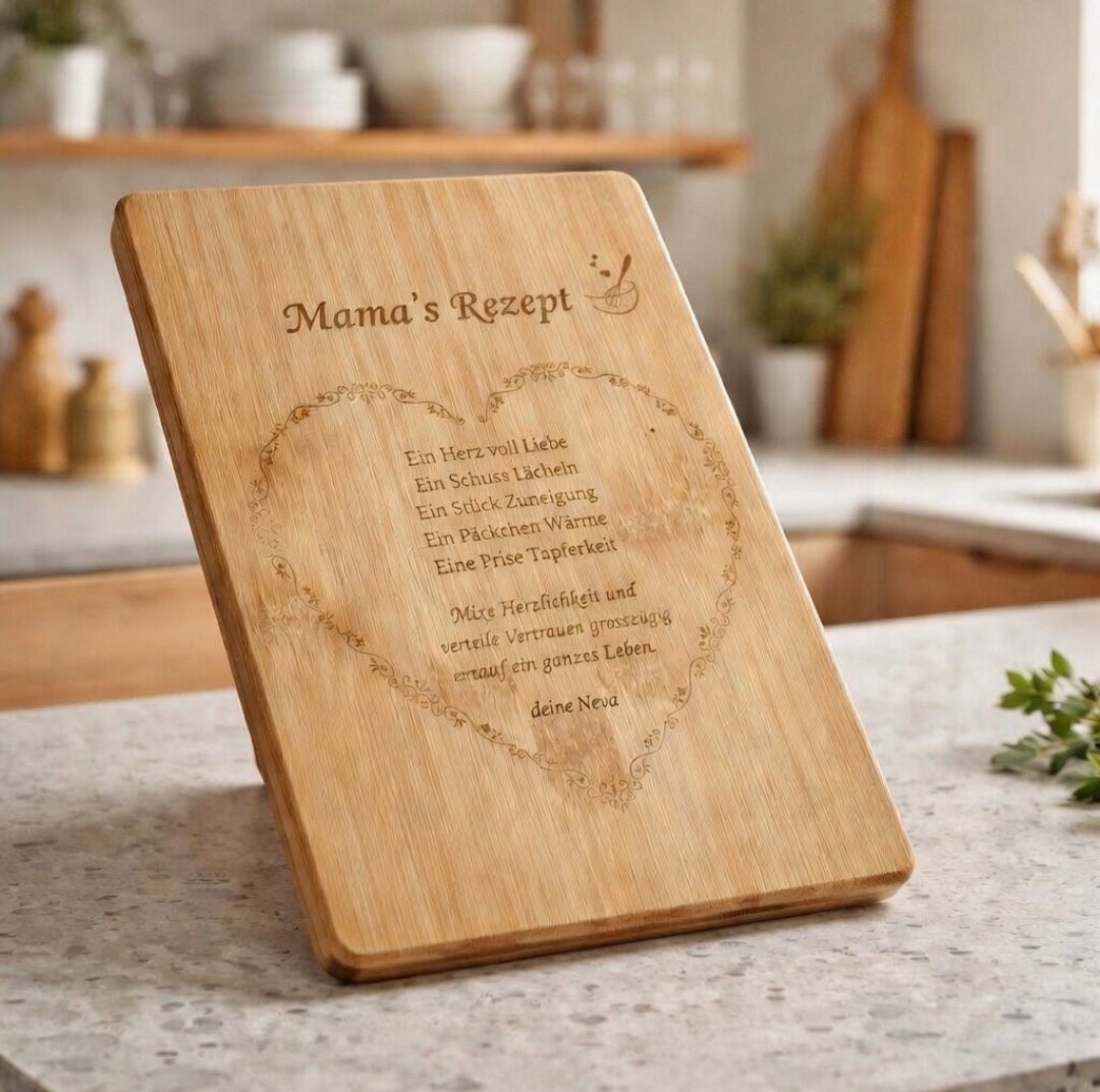 Personalisiertes Frühstücksbrett