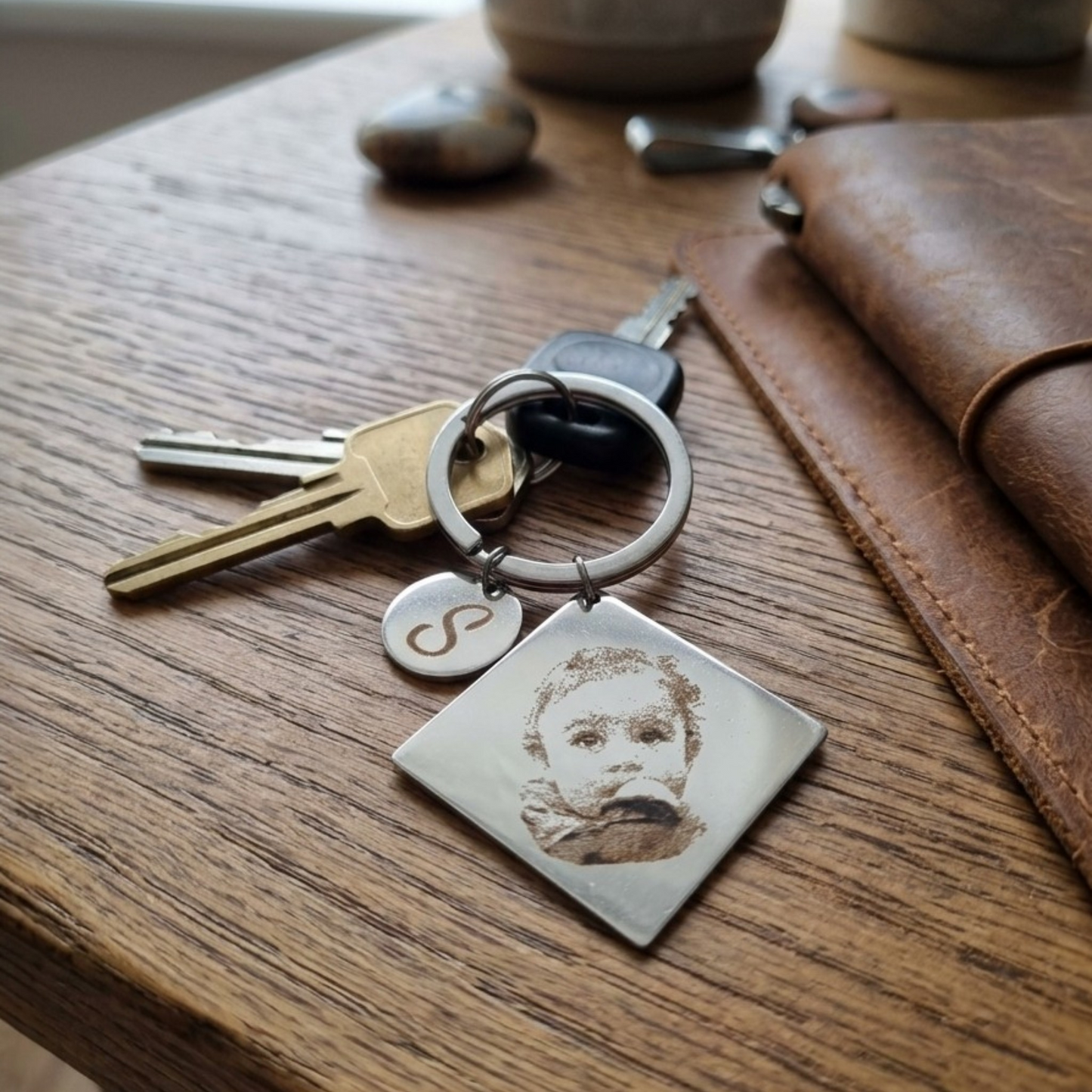Personalisierter Metall-Schlüsselanhänger