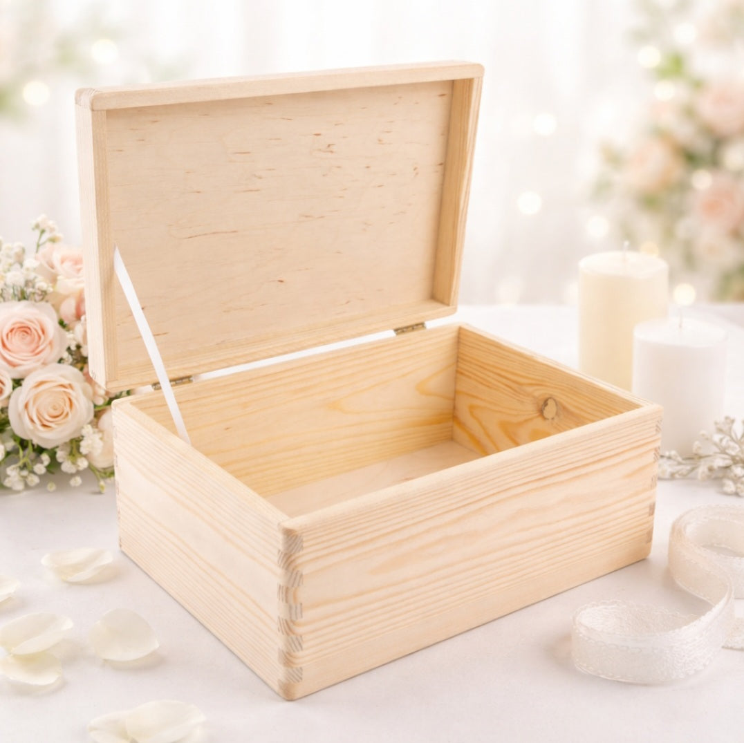 Personalisierte Hochzeits-Erinnerungskiste