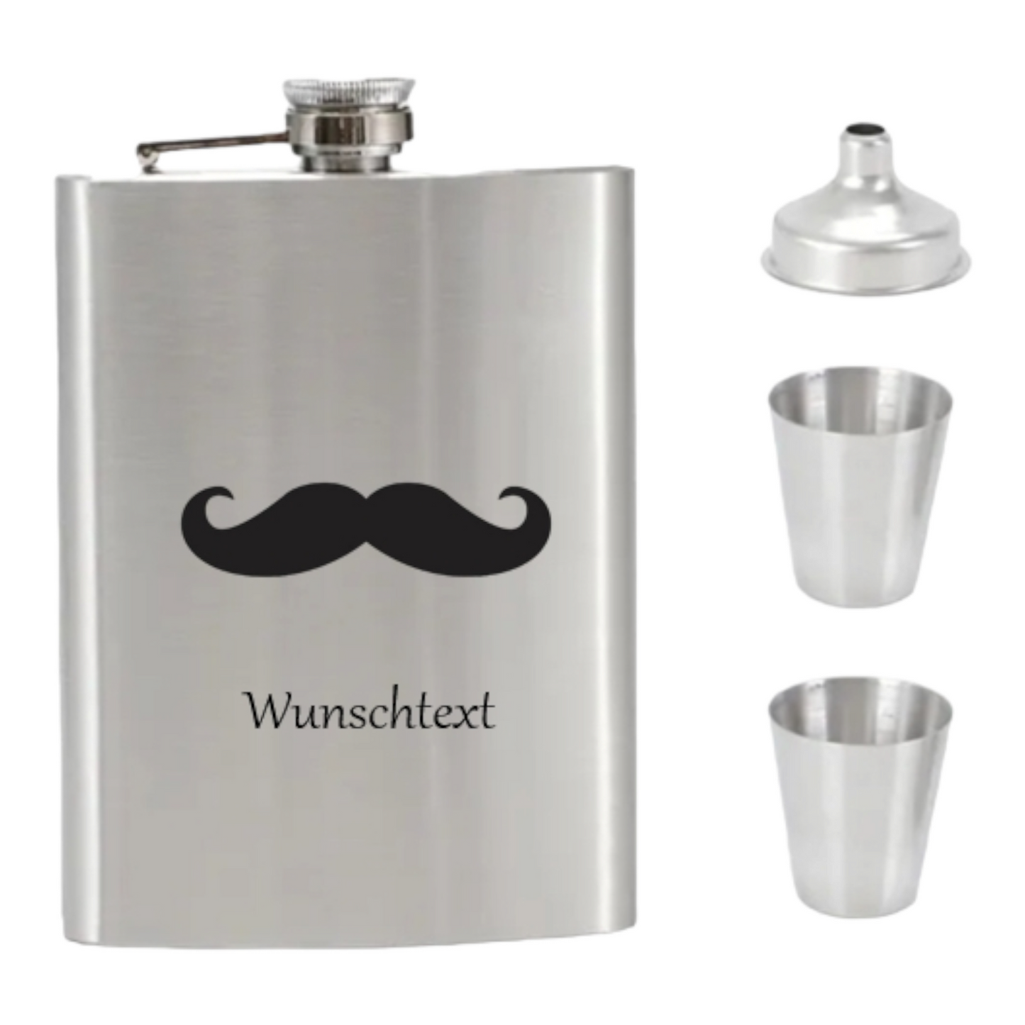 Flachmann Set mit Tasse