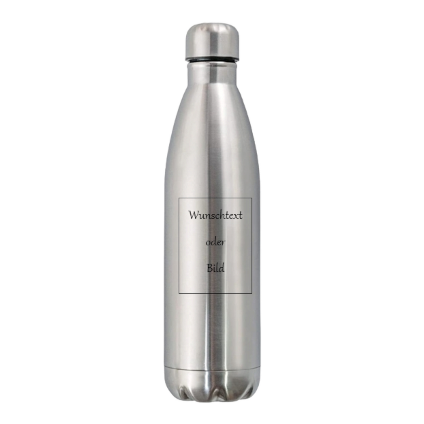 Isolierflasche Silber
