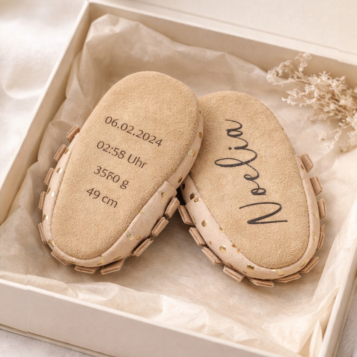 Personalisierte Krabbelschuhe