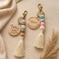 Personalisierter Boho Taschen- & Schlüsselanhänger