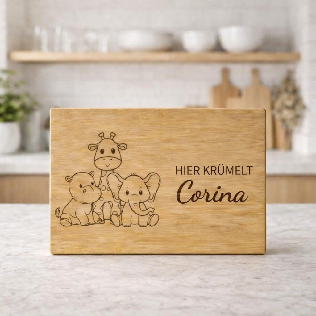 Personalisiertes Frühstücksbrett