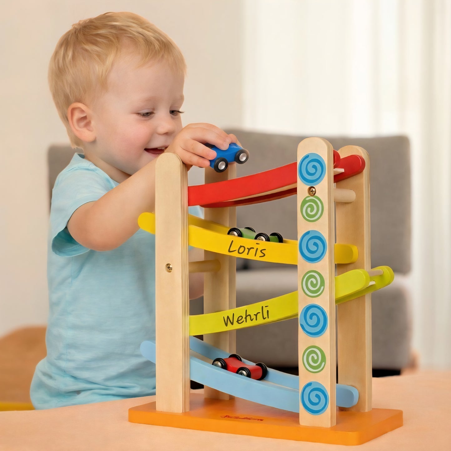 Personalisierte Autorennbahn