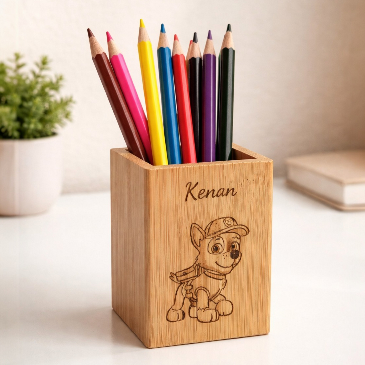 Personalisierter Stiftehalter