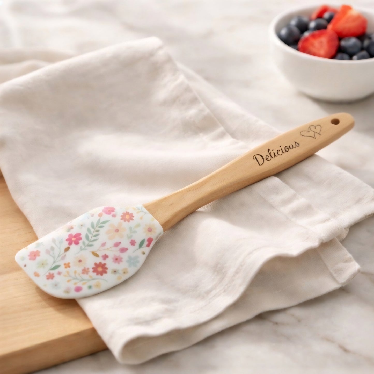 Personalisierter Teigschaber