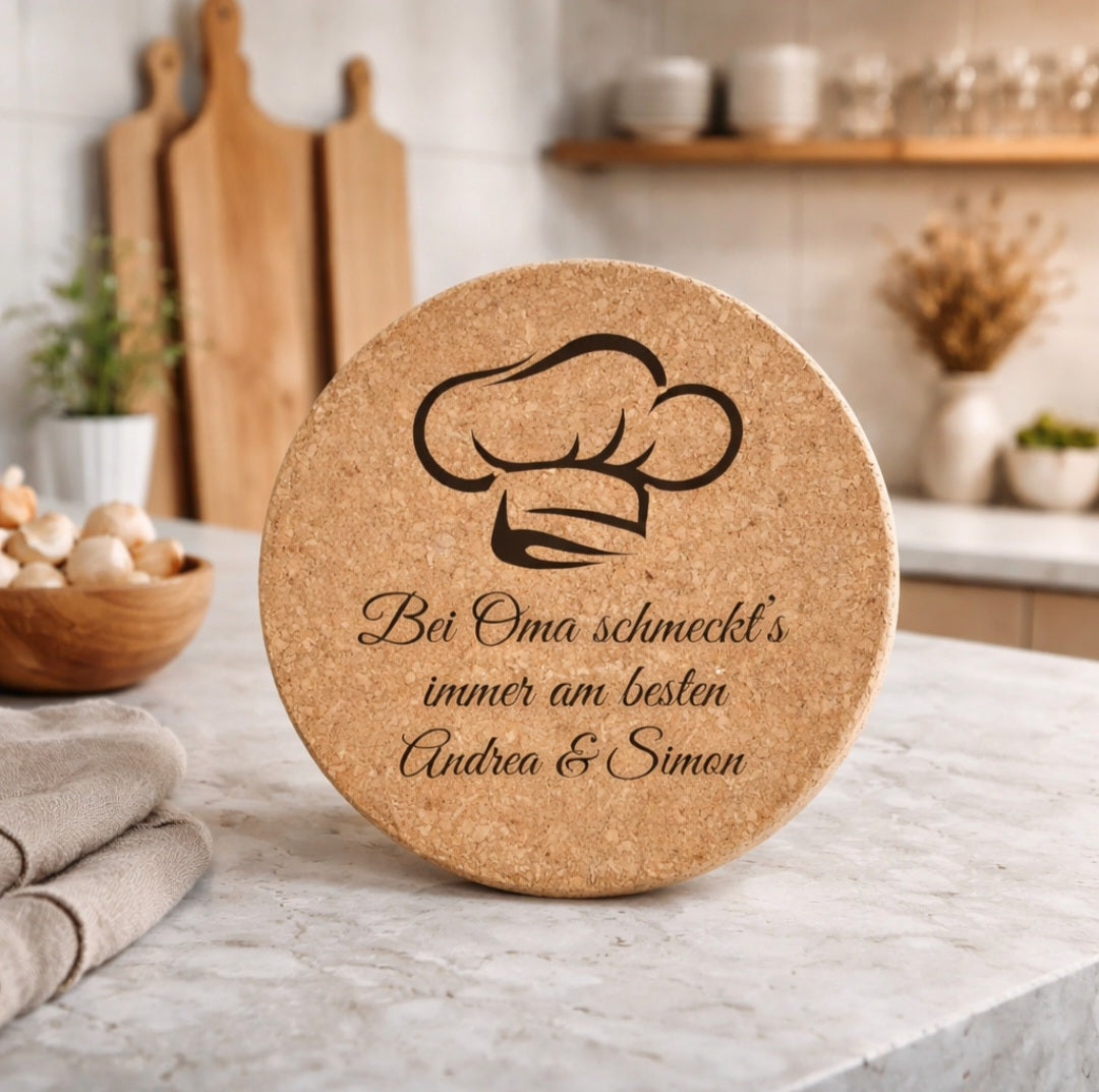 Personalisierbarer Topfuntersetzer