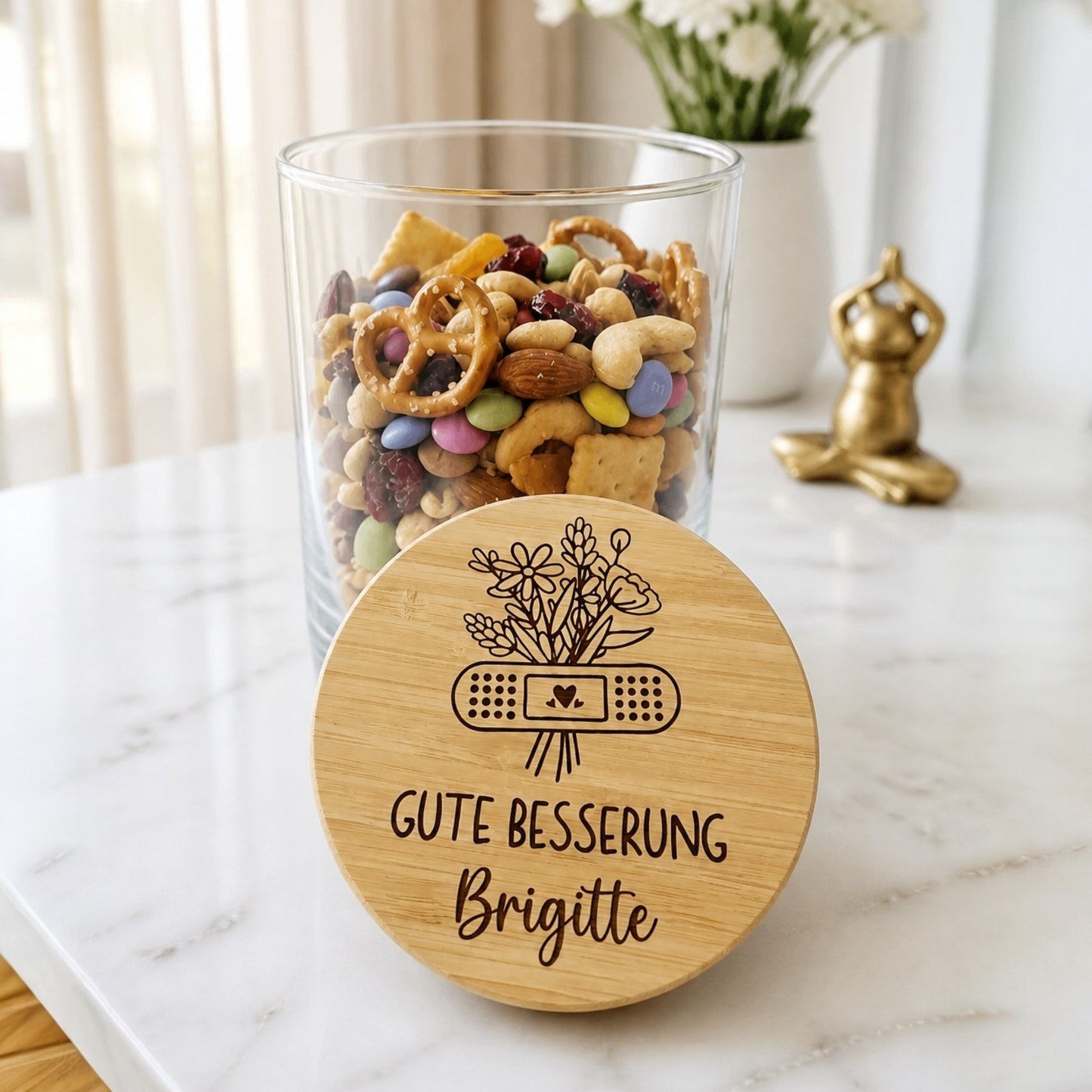 Personalisiertes Vorratsglas