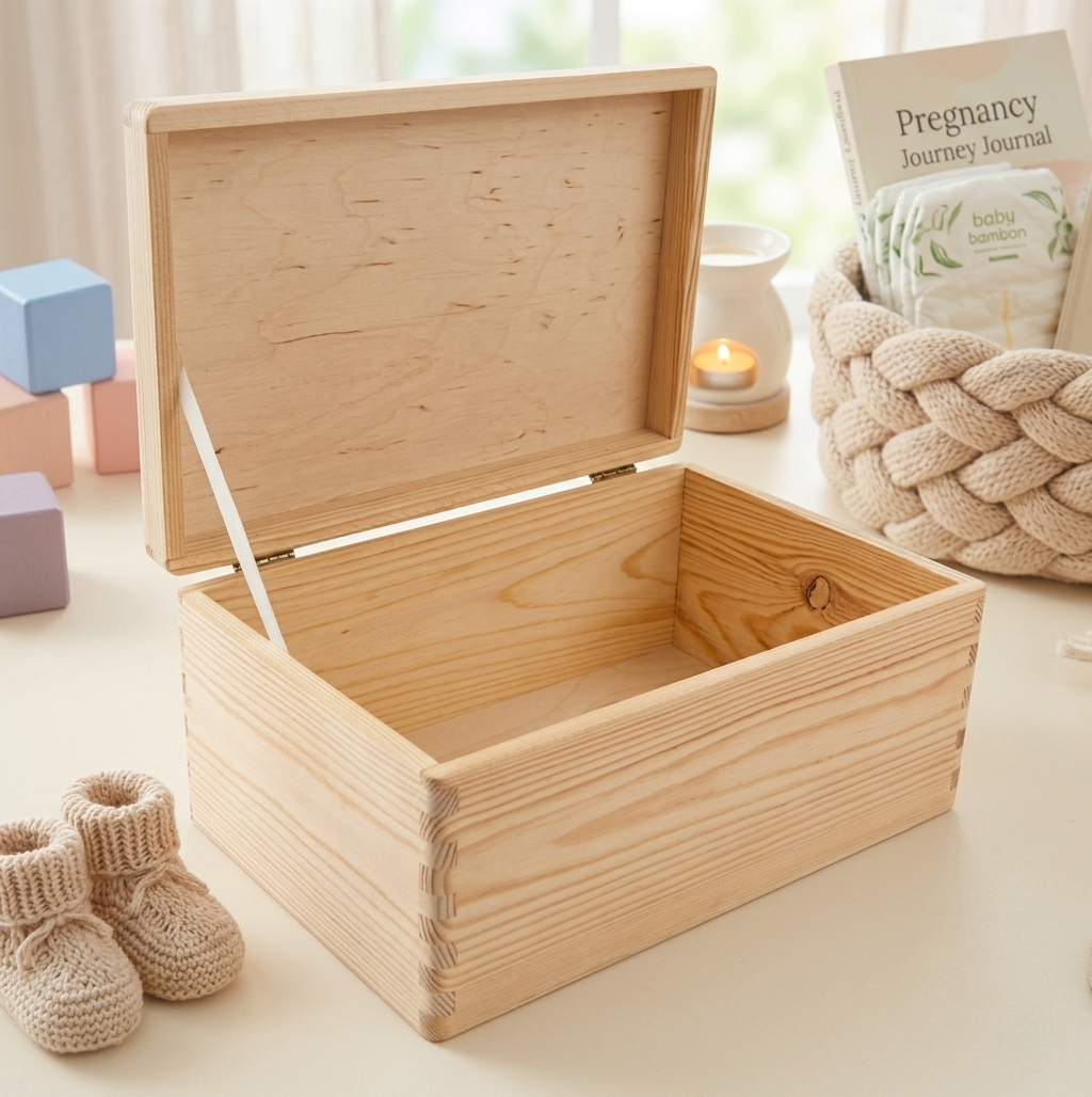 Personalisierte Schwangerschafts-Erinnerungskiste