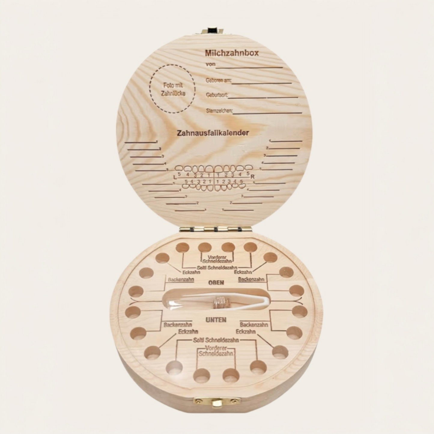 Personalisierte Milchzahnbox