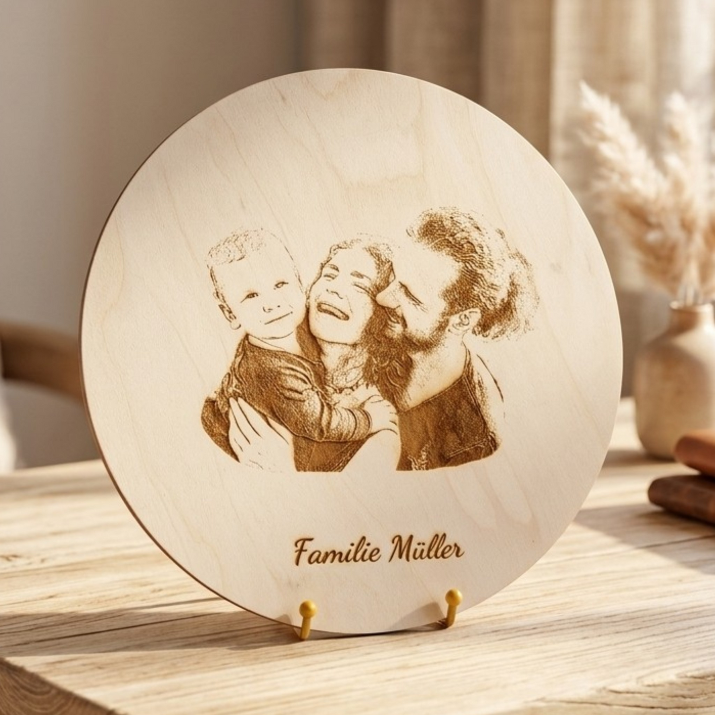 Personalisierte Holzplatte gross