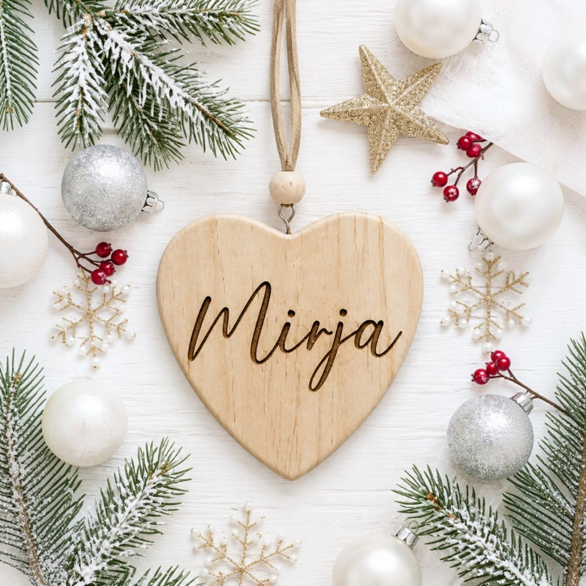 Personalisierter Weihnachtsbaumschmuck