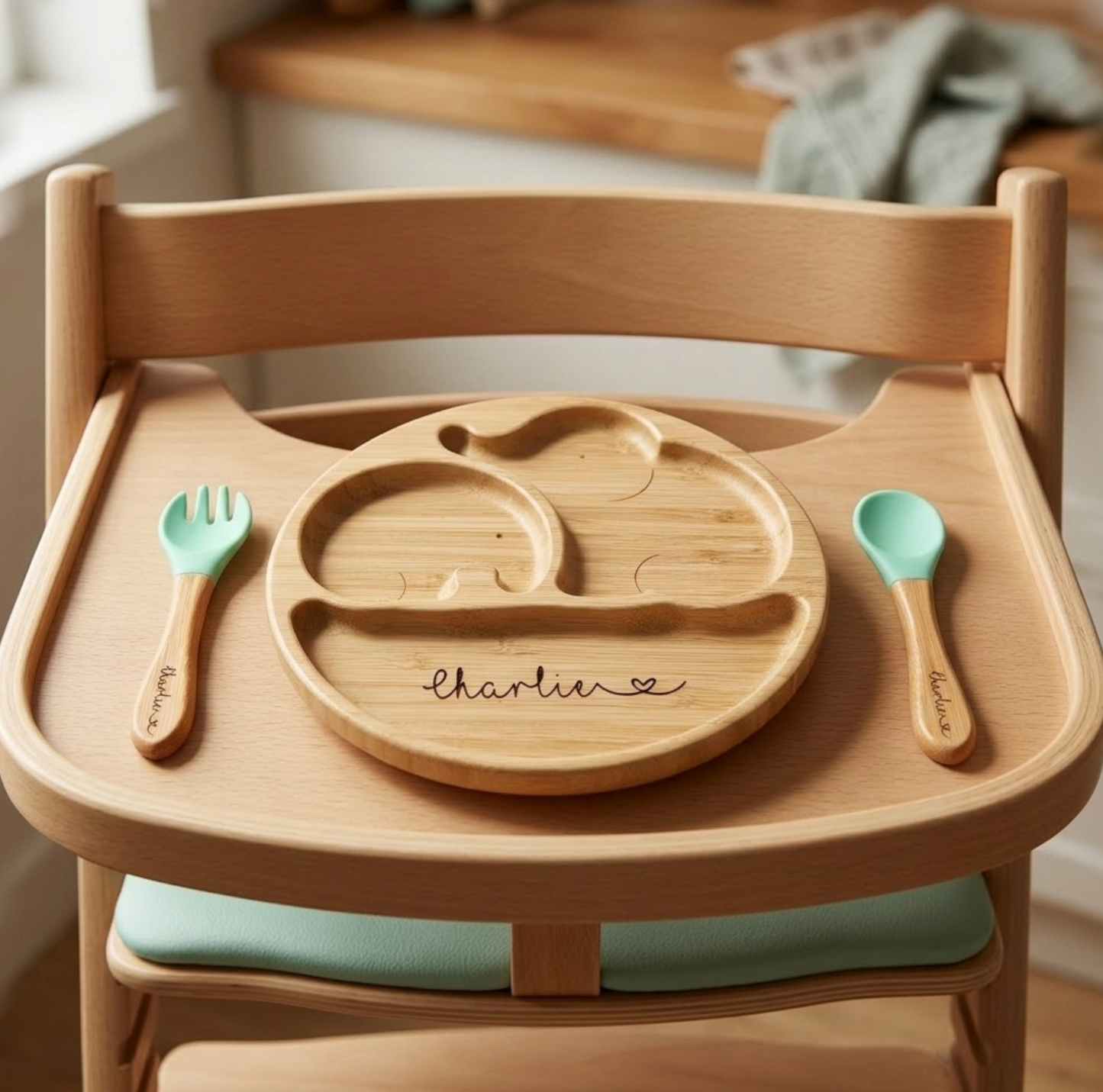 Personalisiertes Kindergeschirr-Set