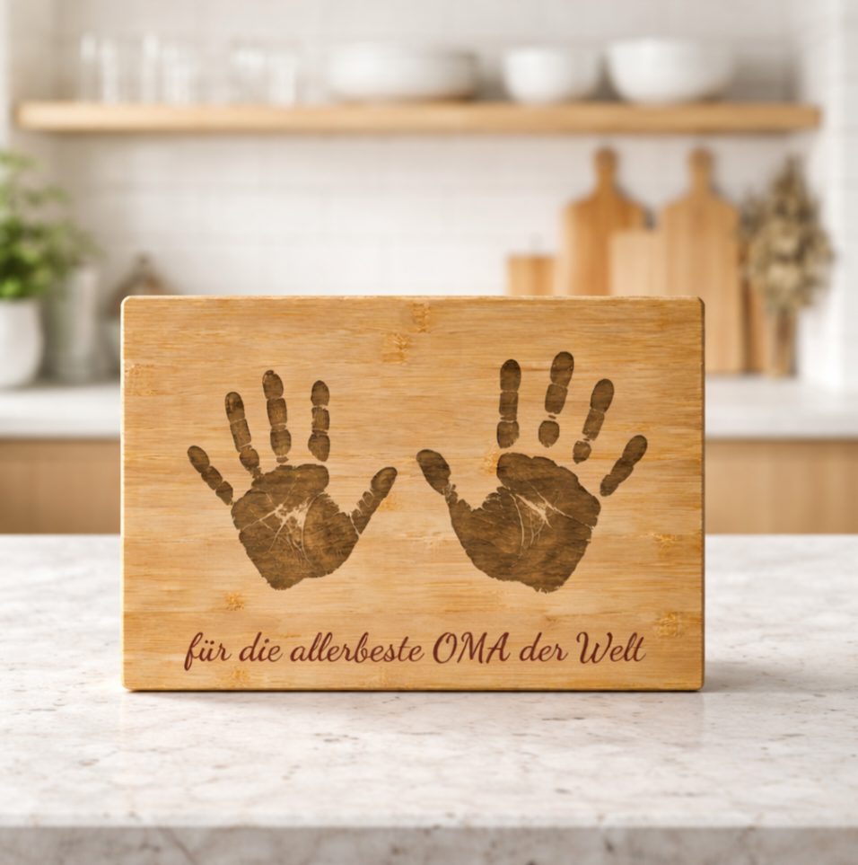 Personalisiertes Frühstücksbrett