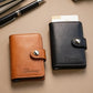 Personalisiertes Slim Wallet mit Knopf