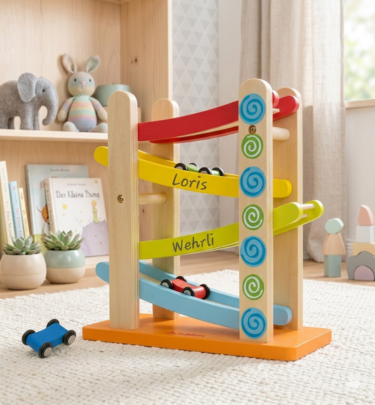 Personalisierte Autorennbahn