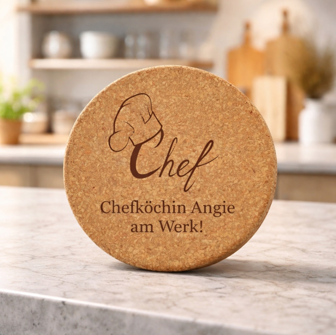 Personalisierbarer Topfuntersetzer