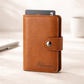 Personalisiertes Slim Wallet mit Knopf