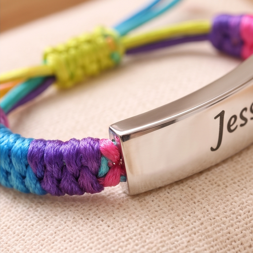 Personalisierbarer Notfallarmband für Gross & Klein