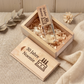 Personalisierte Holzbox mit 64 GB USB-Stick