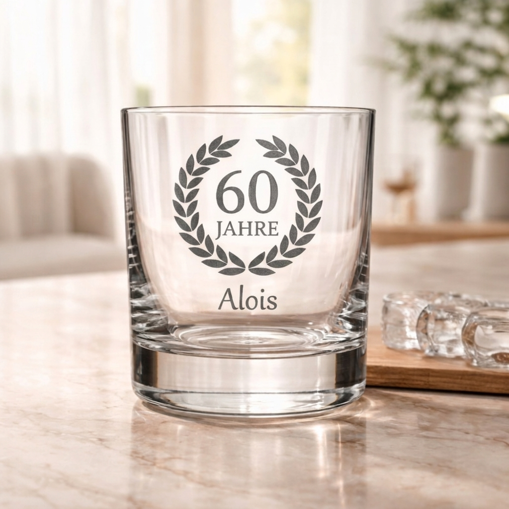 Personalisiertes Whiskyglas