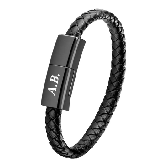 Armband mit integriertem USB Ladekabel