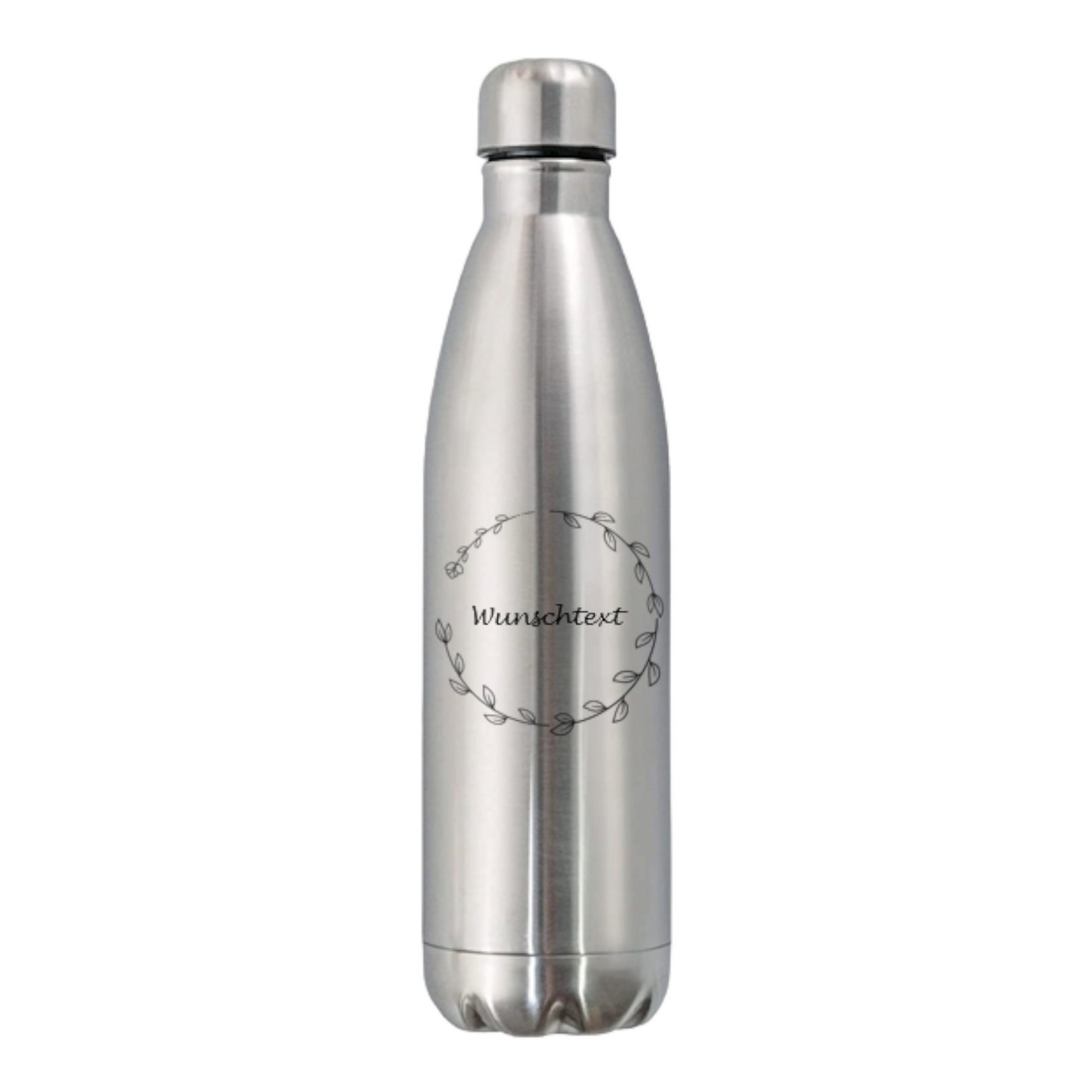 Isolierflasche Silber