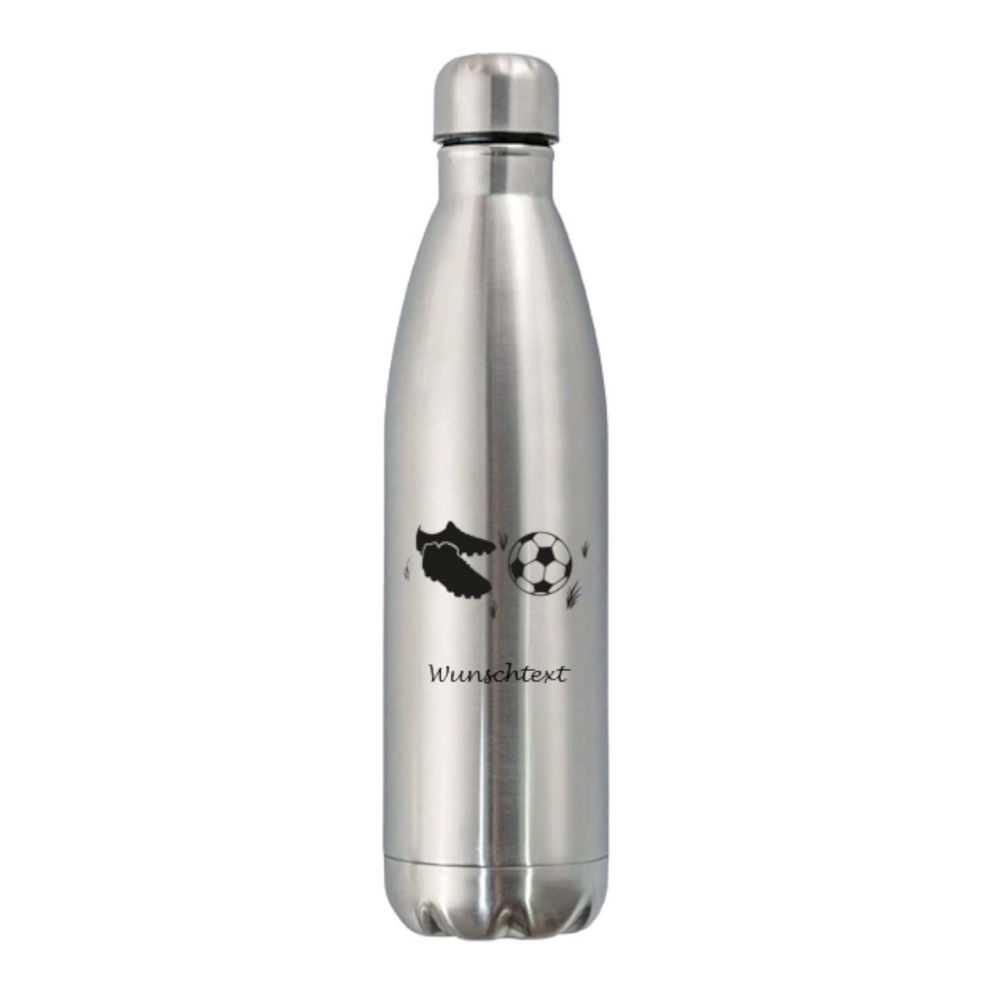 Isolierflasche Silber